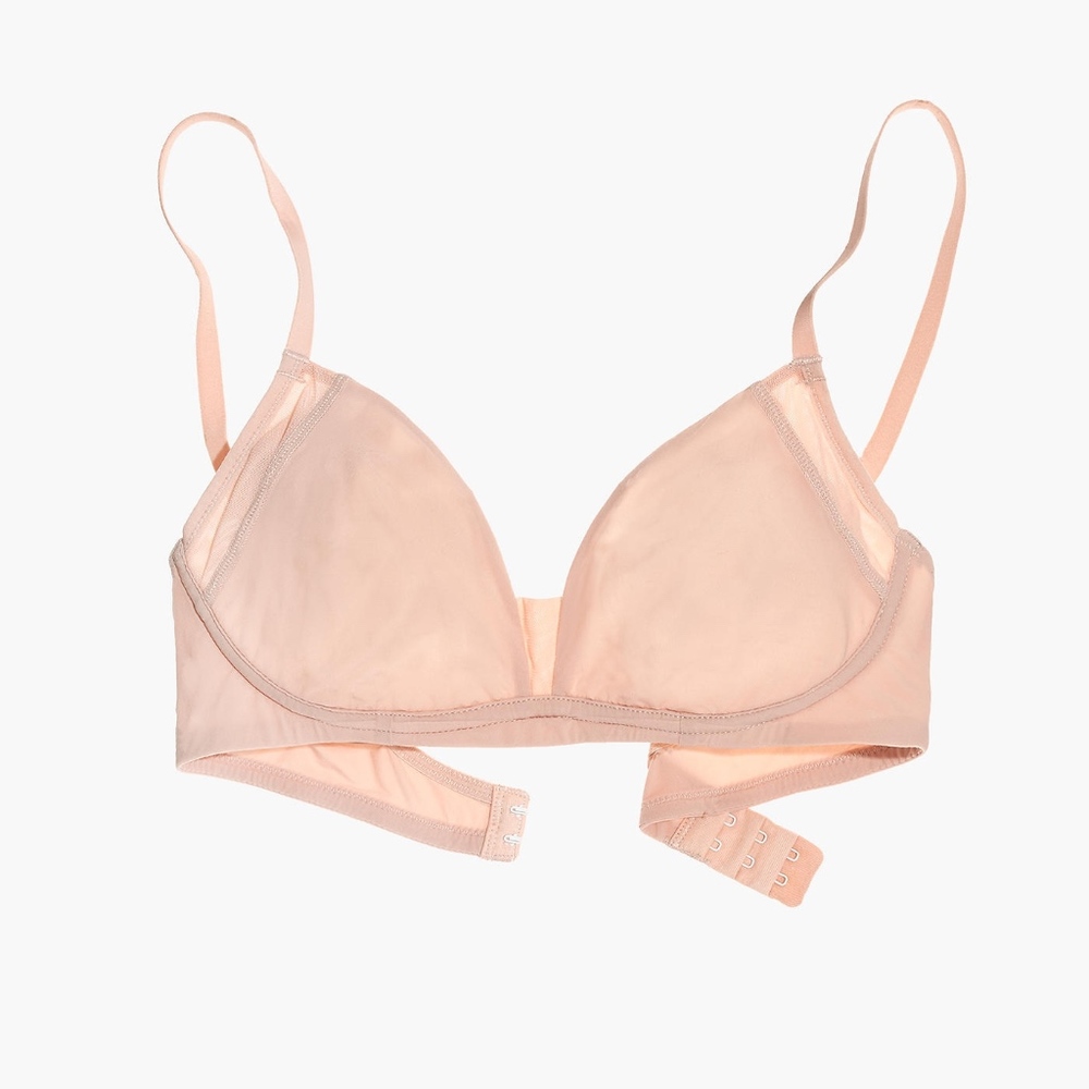 Madewell Mesh-Trimmed Sammie Bralette